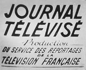 Image illustrative de l’article Journal télévisé de la RTF