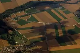 Vestiges du camp d'aviation en 2009