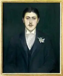 Portrait de Marcel Proust (peint en 1892, Proust a 21 ans) de Jacques-Émile Blanche