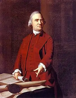 Samuel Adams, 1772musée des beaux-arts de Boston.