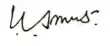 Signature de Jan Smuts