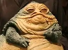 Représentation d'un hutt, Jabba.