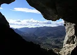 Vallée du Jabron vue depuis Roche Muraille.