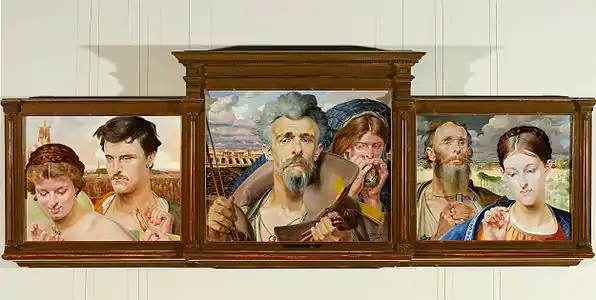 Jacek Malczewski, Triptyque (1906)