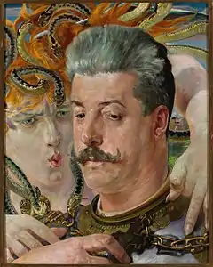 Portrait de Tadeusz Błotnicki avec la Méduse (1905), musée national de Varsovie.