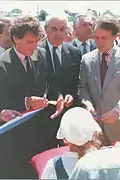 Inauguration du Compa en 1990.