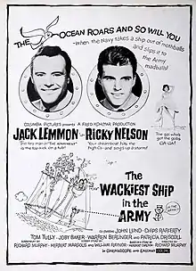 Description de l'image Jack Lemmon and Ricky Nelson in 'The Wackiest Ship in the Army', 1960.jpg.