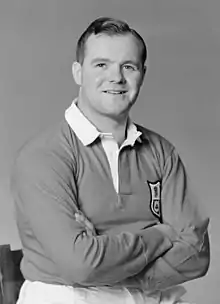 Description de l'image Jack Matthews rugby 1950.jpg.