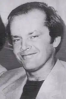 Jack Nicholson en 1976.