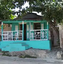 Case créole à Jacmel (Haïti).