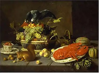 Nature morte à l'écureuil