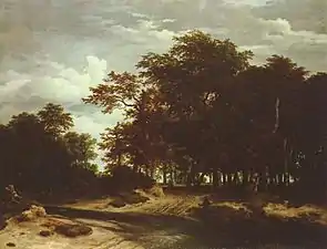 Jacob van Ruisdael, 1628-1682, Bois.