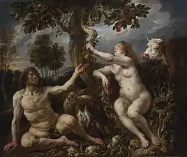 Jacob Jordaens, La Chute de l'homme (v. 1630)