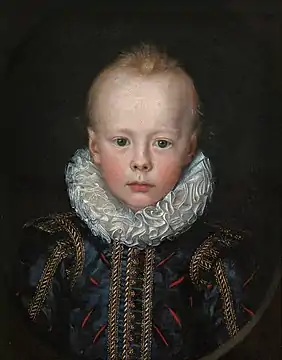 Portrait d'un prince, probablement Frédéric III ou son frère, prince Christian.