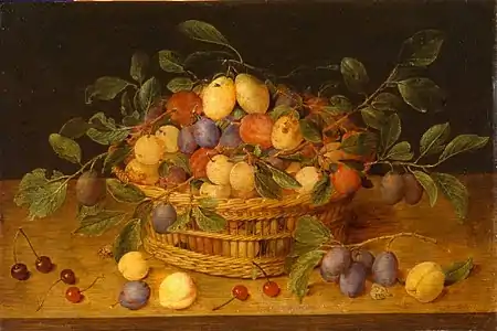 Panier de prunesMusée d'Orléans