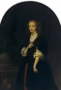 Portrait de Jacoba Bicker, de Caspar Netscher.
