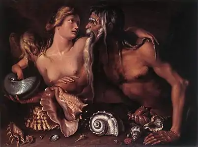 Neptune et AmphitriteJacob de Gheyn II (fin XVIe siècle).