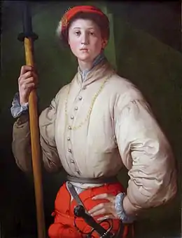 Portrait d'un hallebardier (1530), Pontormo, J. Paul Getty Museum, Los Angeles