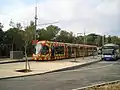 Terminus du tramway de Montpellier à Jacou.