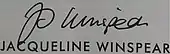 Signature de Jacqueline Winspear