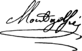 signature de Jacques-Étienne Montgolfier