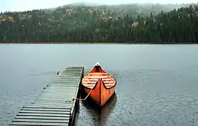 Image illustrative de l’article Lac à l'Épaule (Lac-Jacques-Cartier)