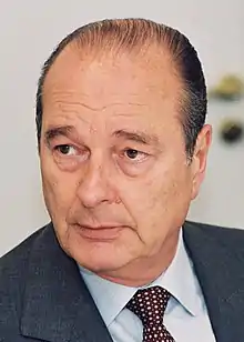 Jacques Chirac,élu.