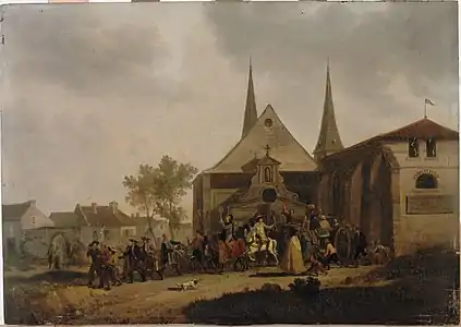 Désaffectation d'une église (1794).Paris, musée Carnavalet.