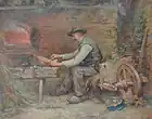 Jacques Ourtal, « Le boulanger de Fontiers-Cabardès »(1915)- Musée des beaux-arts de Carcassonne.