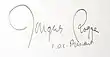 Signature de Jacques Rogge