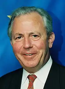 Jacques Santer, président de la Commission européenne, du 23 janvier 1995 au 15 mars 1999.