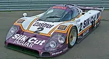 La Jaguar XJR-9 LM ayant remporté les 24 Heures du Mans