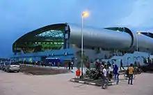 Le centre aquatique de la Cité du sport de Jakabaring