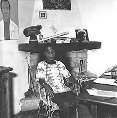 James Baldwin dans sa maison de Saint-Paul-de-Vence