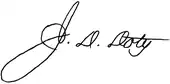 signature de James Duane Doty