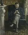 James Frederic Ensor (le père), peint par l'artiste en 1881.