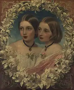 Princesses Helena & et Louise (1857)Royal Collection