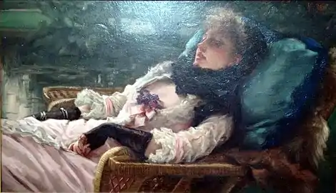 La Rêveuse (vers 1876), Paris, musée d'Orsay.