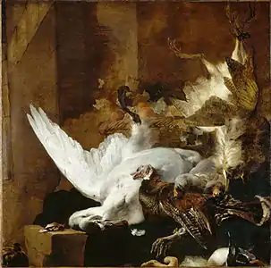 Nature morte avec un cygne mort, vers 1651Detroit Institute of Arts