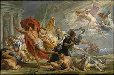 Apollon et Diane tuent les enfants de NiobéMusée royal des beaux-arts d'Anvers