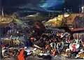 Le Triomphe de la mort, huile de Jan Brueghel.