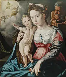 La Sainte Famille, Jan Cornelisz Vermeyen (XVIe)