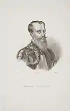 Portrait de Jan Karol Chodkiewicz de Lituanie.
