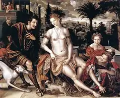 David et Bethsabée1562, musée du Louvre