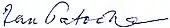 signature de Jan Patočka