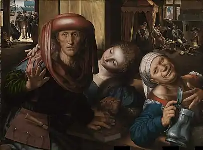 Jan Sanders van Hemessen : La Compagnie dissolue (1545-1550)