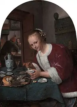 Jan Steen, La Goûteuse d'huîtres (1658-1660)