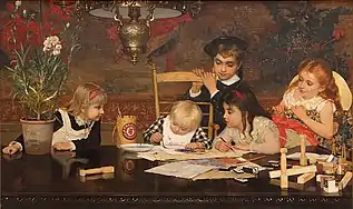 Le Maître peintre (1877) Musée des beaux-arts de Gand.