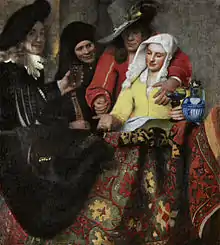 L'entremetteuse (1656) Johannes Vermeer