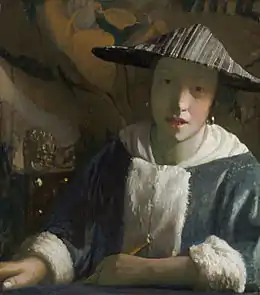 Johannes Vermeer, La Jeune Fille à la flûte, 1665-1670